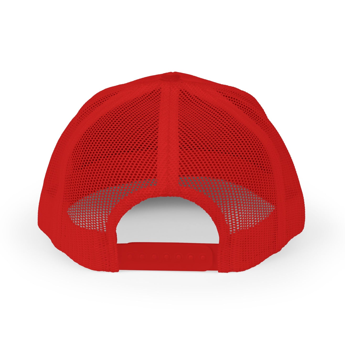 Stand Like a Viking Snapback Trucker Cap - Bold Red Mesh Hat for Outdoor Adventures